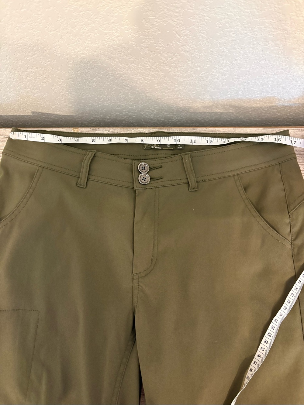 prAna Women’s Hiking Size 12 Olive Green Utility Stretch Pants - Picture 13 of 15